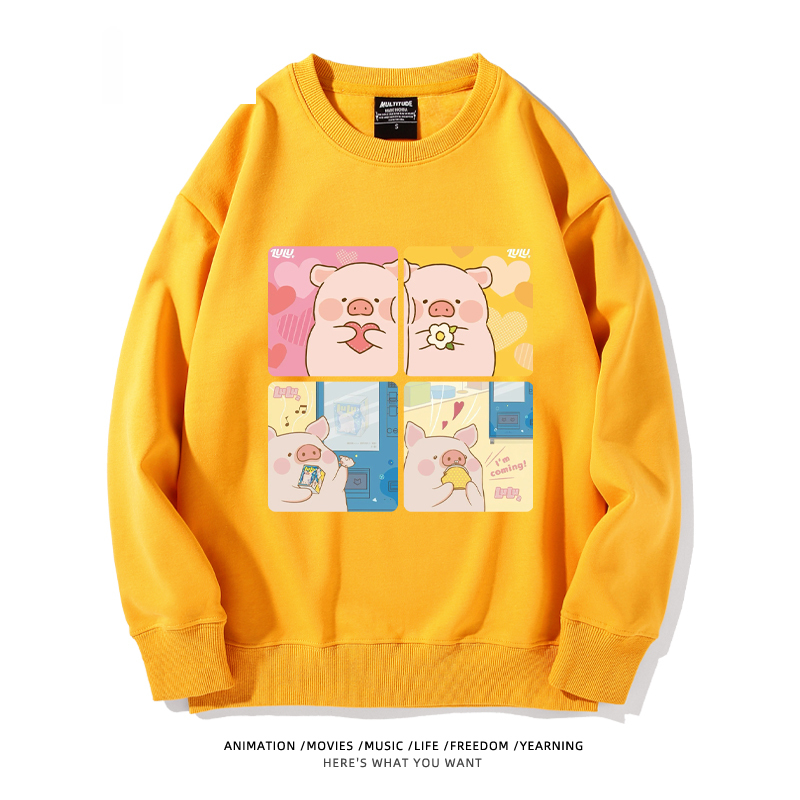 LuLu豬 聯名2024親子情侶裝 圓領長袖