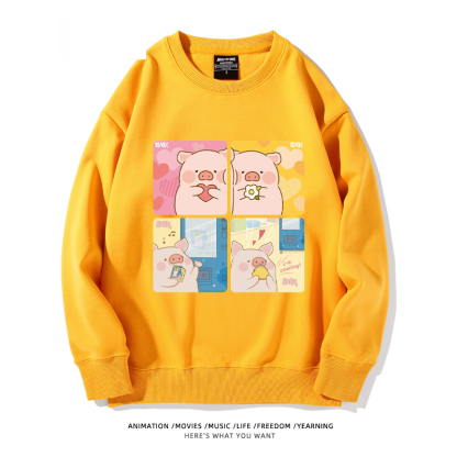 LuLu豬 聯名2024親子情侶裝 圓領長袖