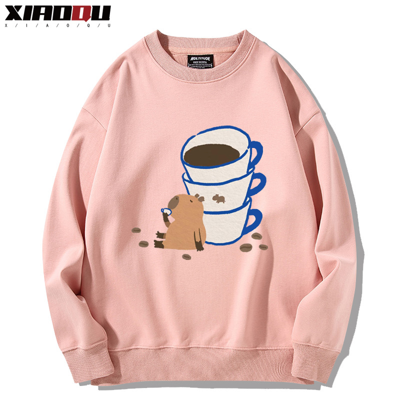 卡皮巴拉 2024親子情侶裝 圓領長袖