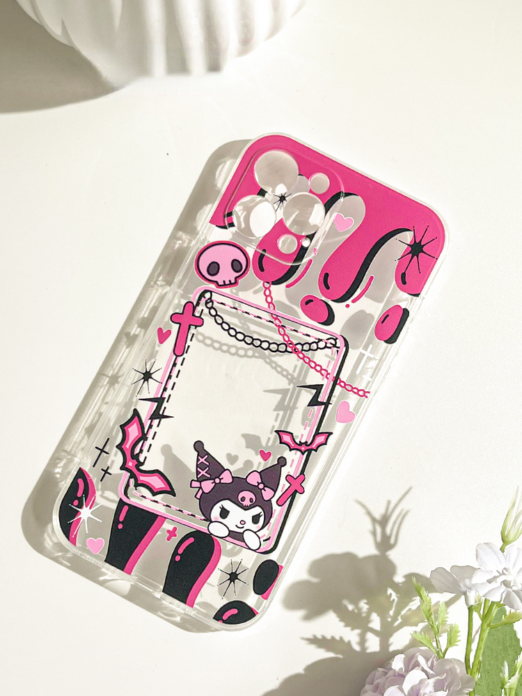 蘋果 系列三麗鷗天使眼透明防摔軟殼