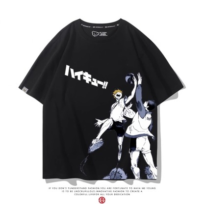 排球少年 2024親子情侶男女同款 純棉T恤