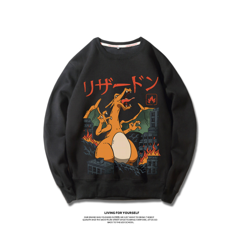 寶可夢日系2023親子情侶裝 圓領長袖