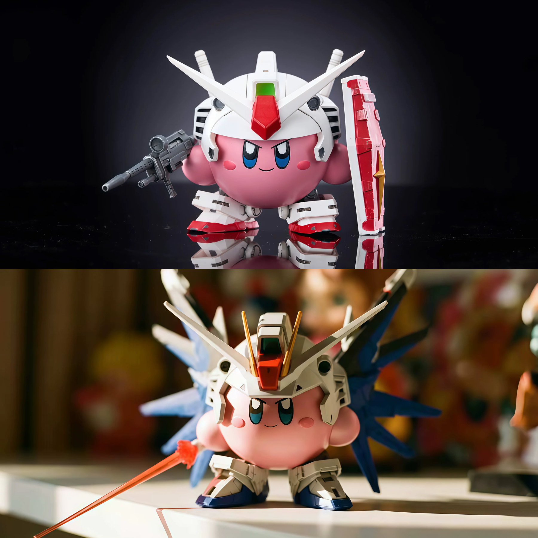 光年模玩 EX工作室 星之卡比&鋼彈