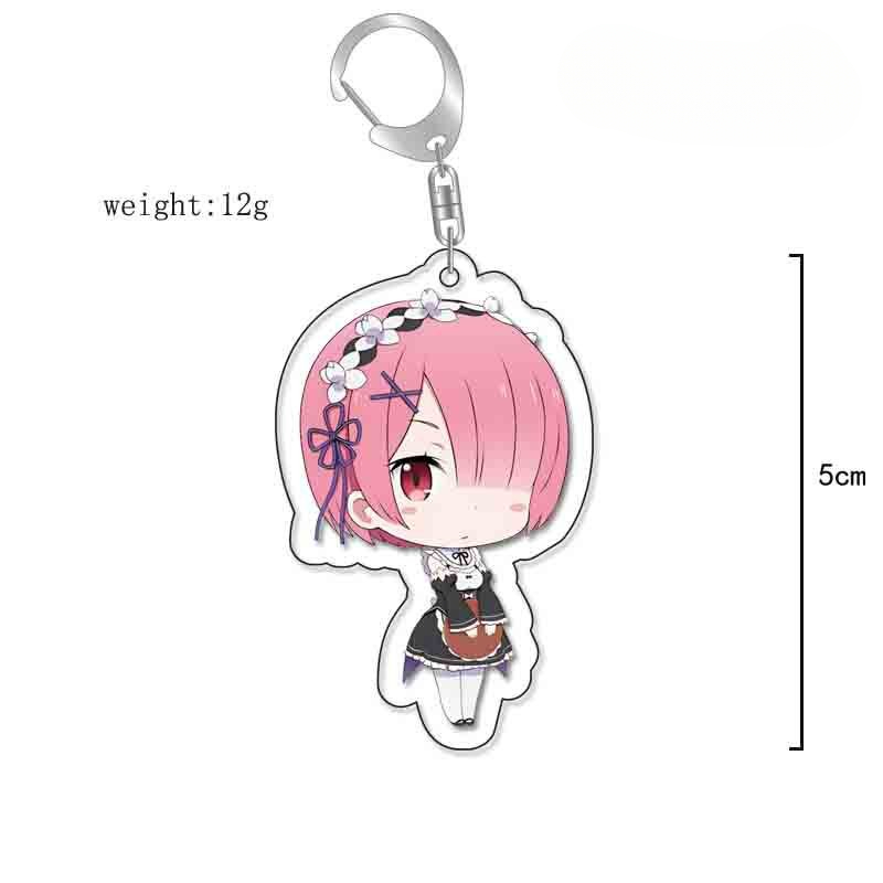 Re：從零開始的異世界生活拉姆雷姆艾米莉亞亞力克鑰匙扣掛飾【單買三件起送】