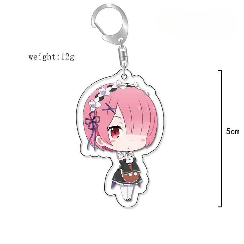 Re：從零開始的異世界生活拉姆雷姆艾米莉亞亞力克鑰匙扣掛飾【單買三件起送】