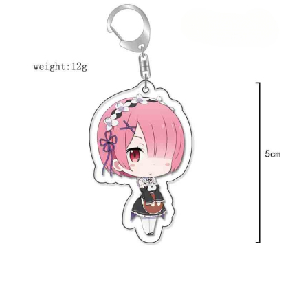 Re：從零開始的異世界生活拉姆雷姆艾米莉亞亞力克鑰匙扣掛飾【單買三件起送】