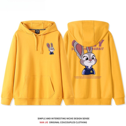 瘋狂動物城 聯名衛衣2025秋冬新款親子情侶裝連帽衛衣