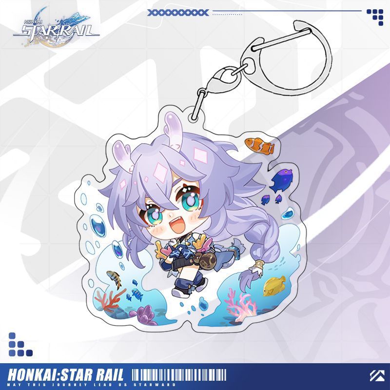 崩壞星穹鐵道愛莉希雅彥卿希露瓦景元白露姬子亞克力鑰匙扣掛飾【單買三件起送】