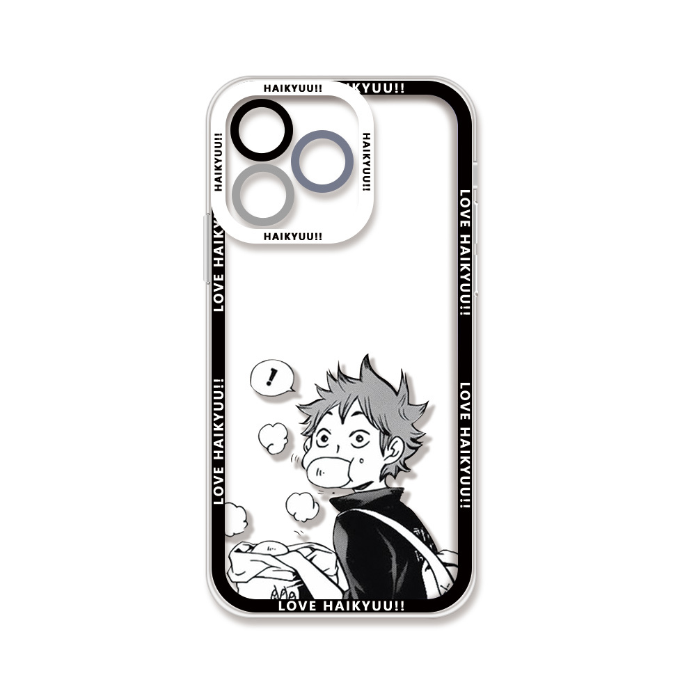 蘋果 系列排球少年 天使眼透明防摔軟殼