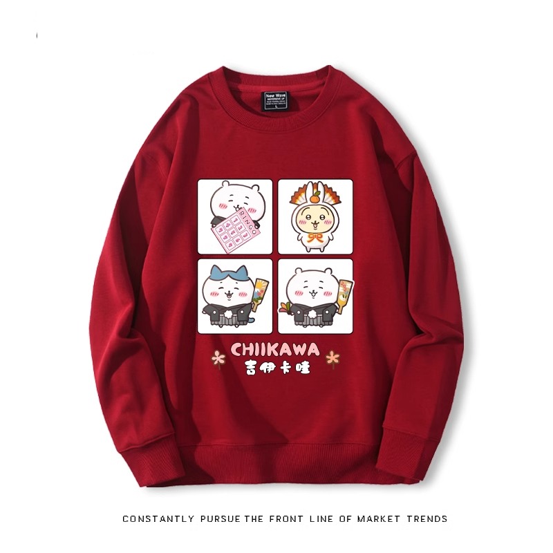 Chiikawa 2024親子情侶裝 圓領長袖