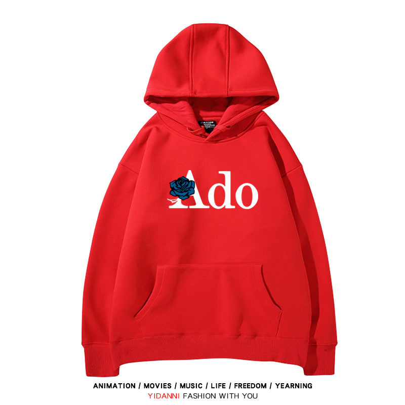Ado歌手同人 寬鬆百搭 秋冬款 寬鬆連帽衛衣