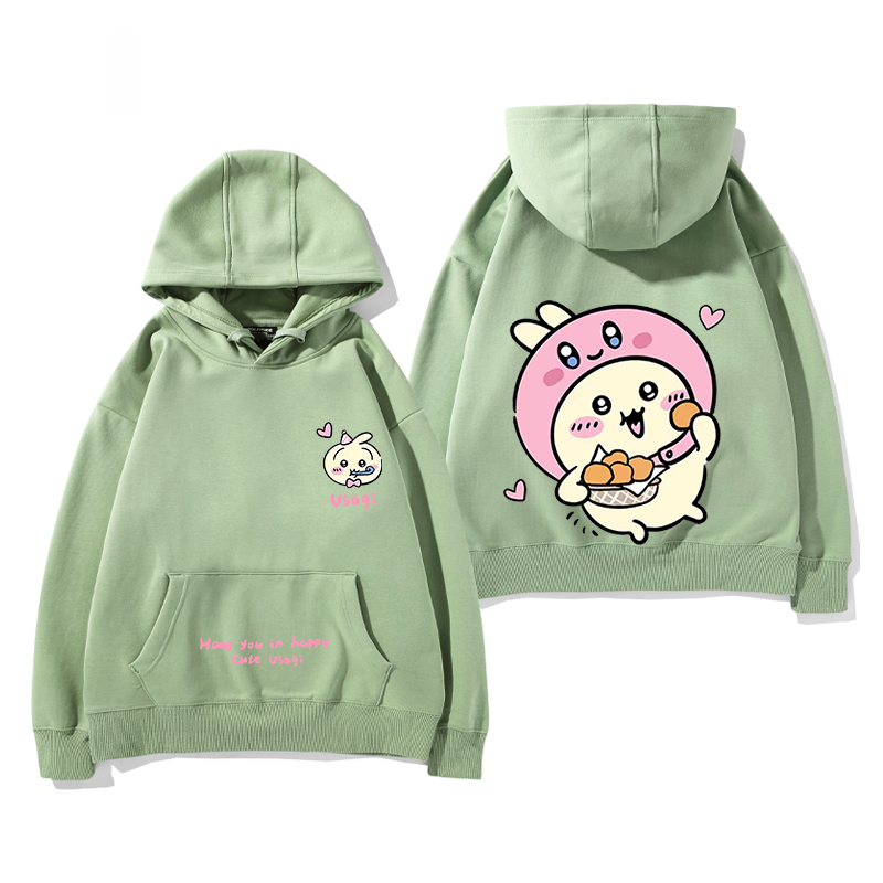 吉伊卡哇chiikawa小可愛吉伊烏薩奇小八聯名周邊衛衣百搭情侶衣服