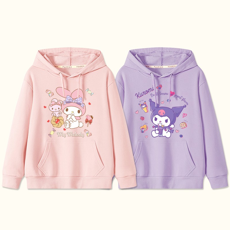 美樂蒂庫洛米 2025秋冬新款 親子情侶男女連帽衛衣