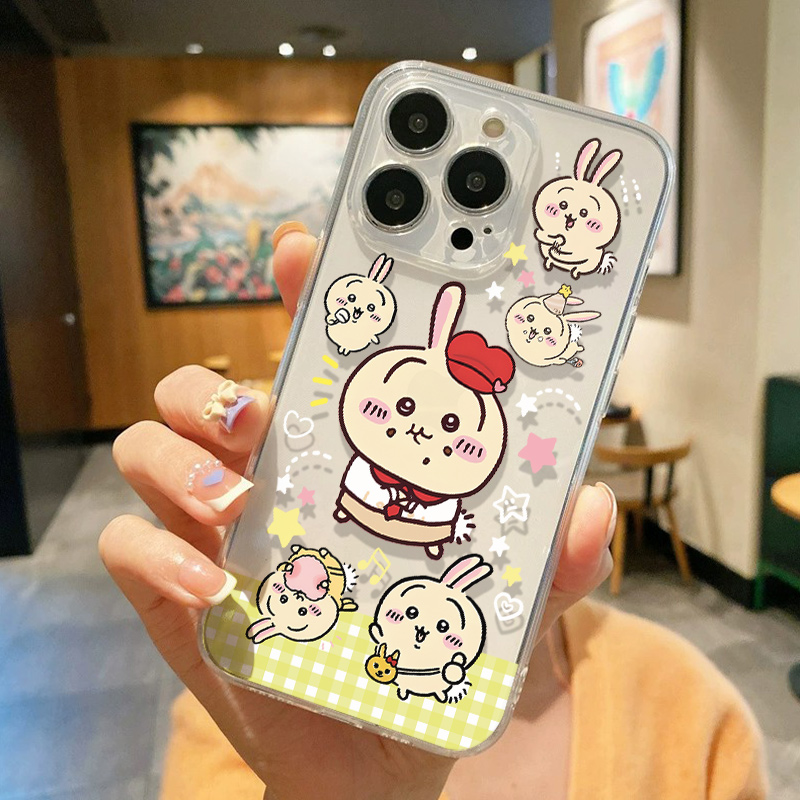 蘋果 系列chiikawa 透明防摔軟殼