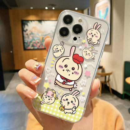 蘋果 系列chiikawa 透明防摔軟殼