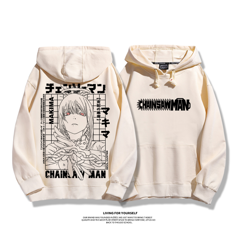 鏈鋸人新款 親子情侶男女款連帽衛衣