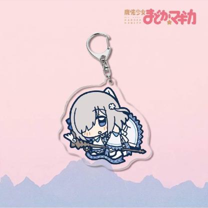 魔法少女小圓鹿目圓曉美焰美樹沙耶香巴麻美亞力克鑰匙扣立牌掛飾【單買三件起送】