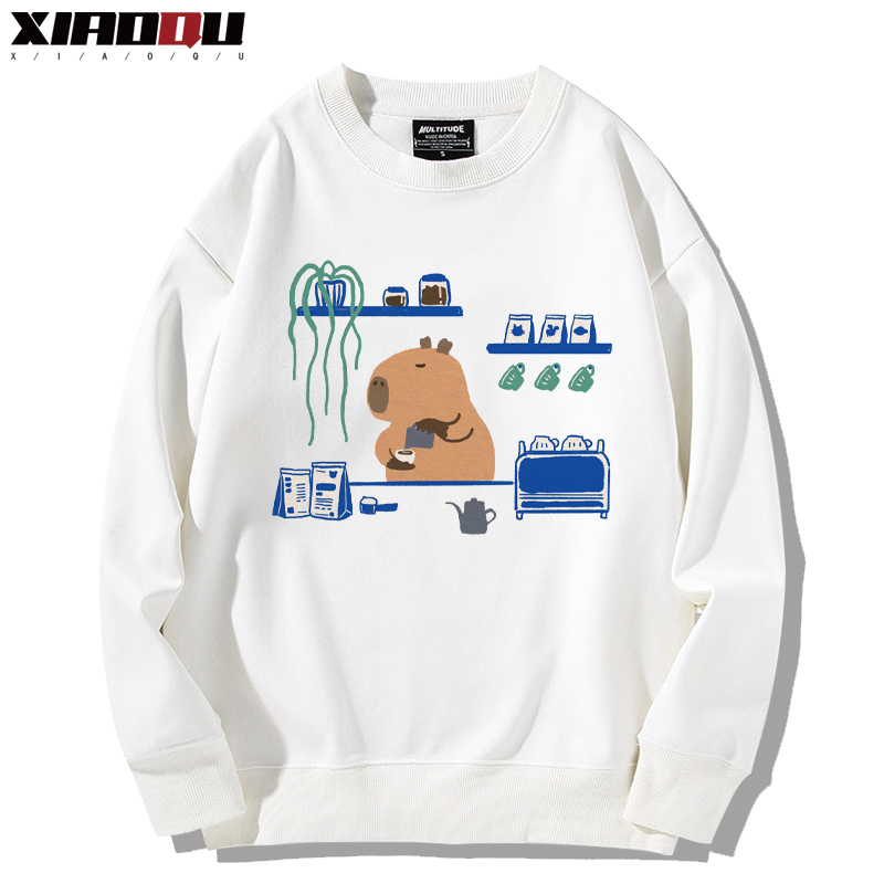 卡皮巴拉 2024親子情侶裝 圓領長袖