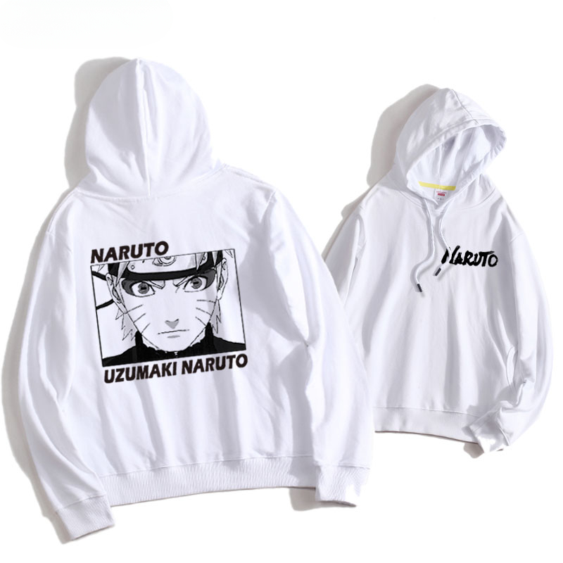 火影忍者聯名衛衣2024秋冬新款親子情侶裝薄絨款連帽衛衣