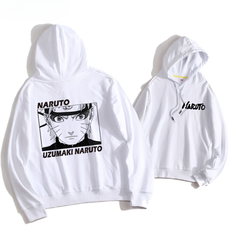 火影忍者聯名衛衣2024秋冬新款親子情侶裝薄絨款連帽衛衣