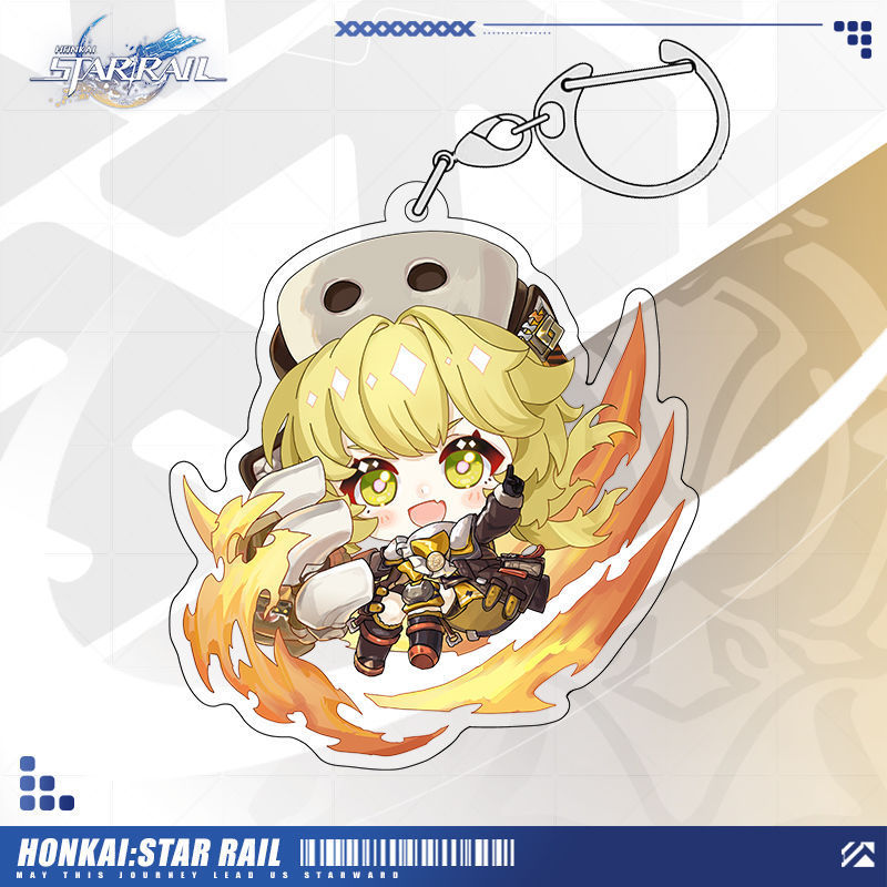 崩壞星穹鐵道愛莉希雅彥卿希露瓦景元白露姬子亞克力鑰匙扣掛飾【單買三件起送】