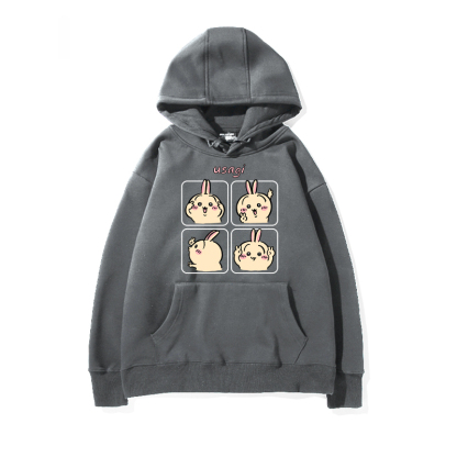 chiikawa 2024秋冬新款親子情侶裝薄絨款連帽衛衣