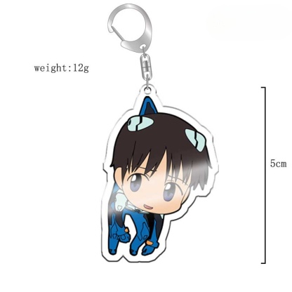 福音EVA綾波麗立牌動漫周邊亞克力鑰匙扣明日香真希波碇真嗣渚薰掛飾【單買三件起送】