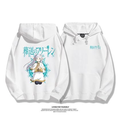 葬送的芙莉蓮2023秋冬新款親子情侶裝薄絨款連帽衛衣