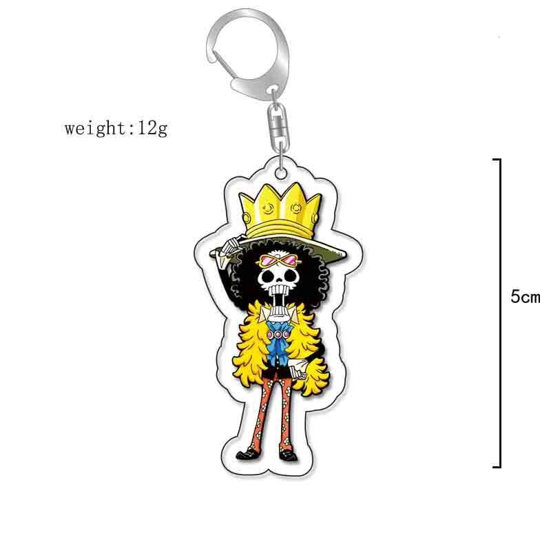 航海王草帽路飛索隆喬巴羅賓亞力克鑰匙扣掛飾【單買三件起送】