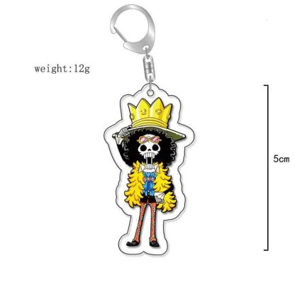 航海王草帽路飛索隆喬巴羅賓亞力克鑰匙扣掛飾【單買三件起送】