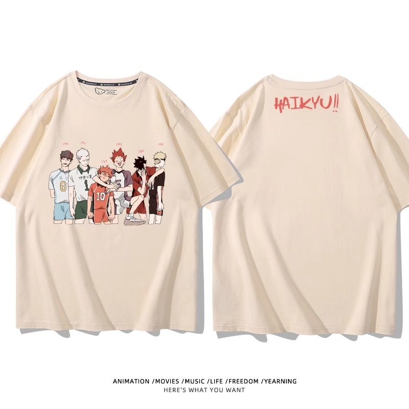 排球少年 2024親子情侶男女同款 純棉T恤