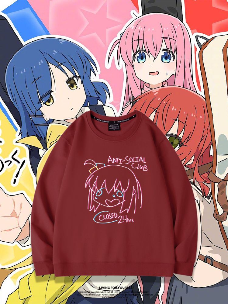 孤獨搖滾2023親子情侶裝 圓領長袖