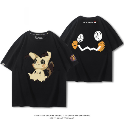 精靈寶可夢 2024親子情侶男女同款 純棉T恤