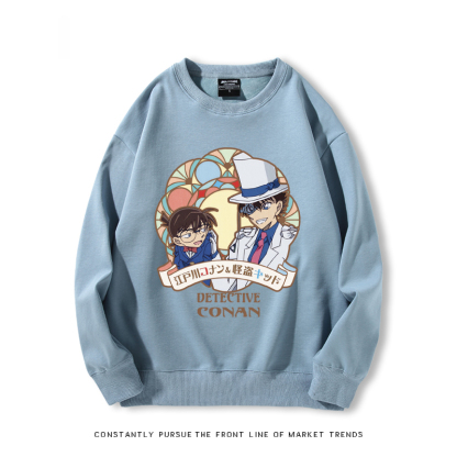 名偵探柯南 聯名2024親子情侶裝 圓領長袖