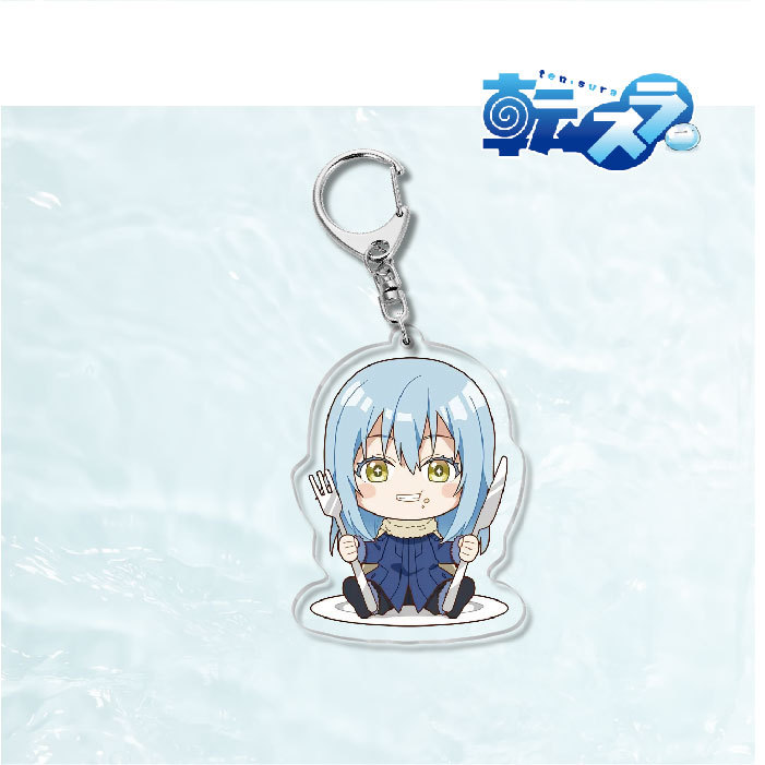 關於我轉生成爲史萊姆那件事萌王利姆露朱菜紫苑靜米莉姆鑰匙扣掛飾【單買三件起送】
