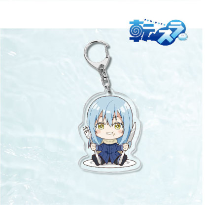 關於我轉生成爲史萊姆那件事萌王利姆露朱菜紫苑靜米莉姆鑰匙扣掛飾【單買三件起送】