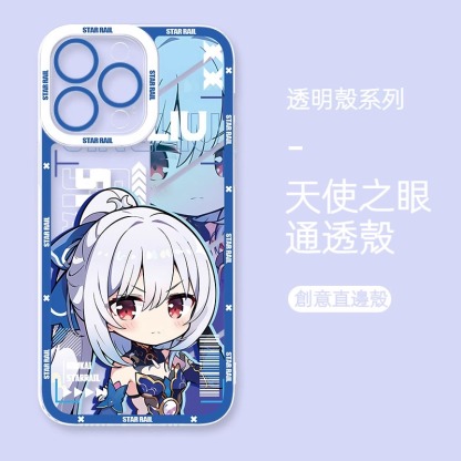 蘋果 系列崩壞星穹鐵道天使眼透明防摔軟殼