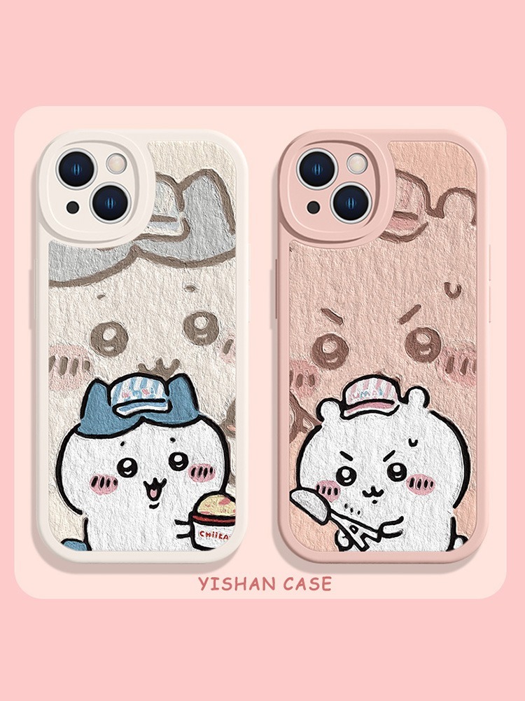 蘋果 系列chiikawa 小羊皮防摔軟殼