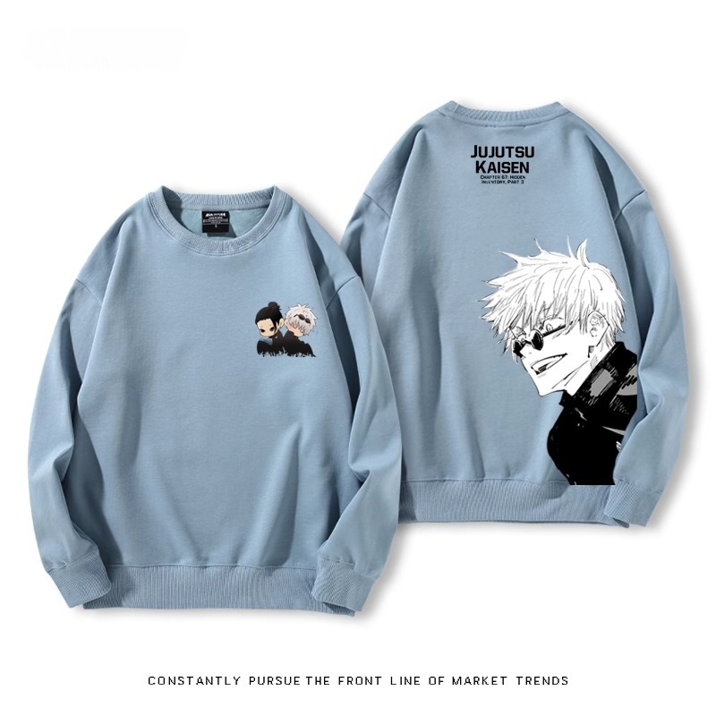 【預售2.25號發貨】鏈鋸人聯名衛衣2024秋冬新款親子情侶裝薄絨款連帽衛衣