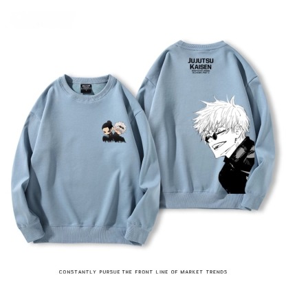 【預售2.25號發貨】鏈鋸人聯名衛衣2024秋冬新款親子情侶裝薄絨款連帽衛衣