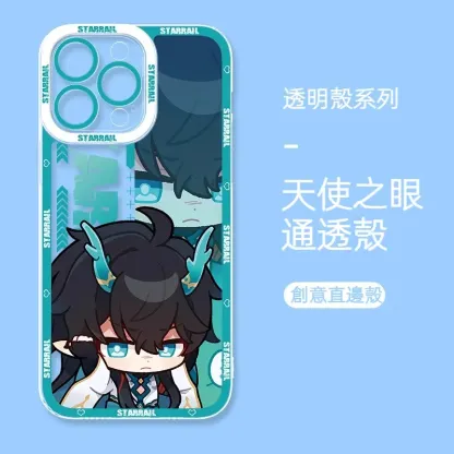 [Copy]蘋果 系列星穹鐵道天使眼透明防摔軟殼