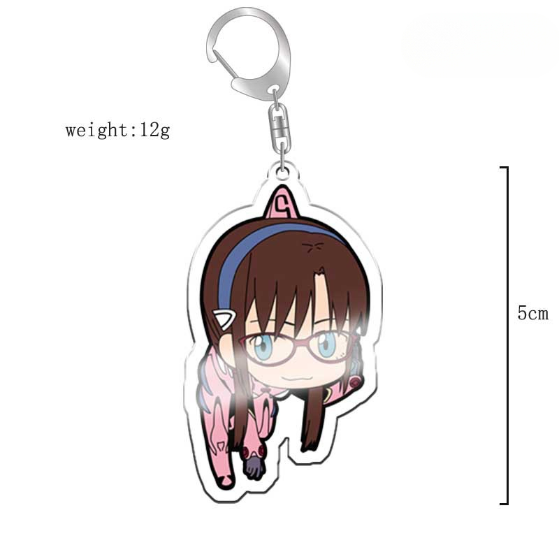 福音EVA綾波麗立牌動漫周邊亞克力鑰匙扣明日香真希波碇真嗣渚薰掛飾【單買三件起送】
