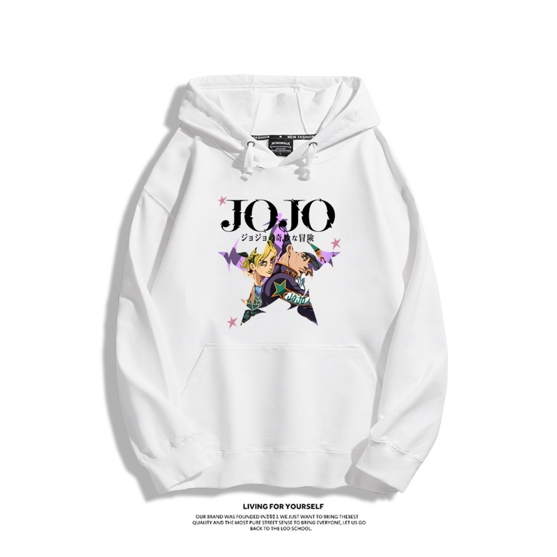JOJO的奇妙冒險 聯名衛衣2025秋冬新款親子情侶裝連帽衛衣