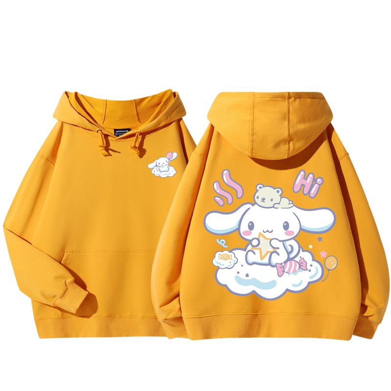 三麗鷗大耳朵狗聯名衛衣2025秋冬新款親子情侶裝連帽衛衣