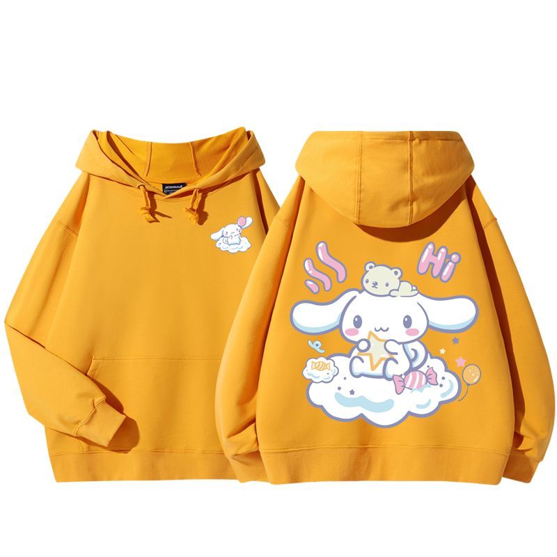 三麗鷗大耳朵狗聯名衛衣2025秋冬新款親子情侶裝連帽衛衣
