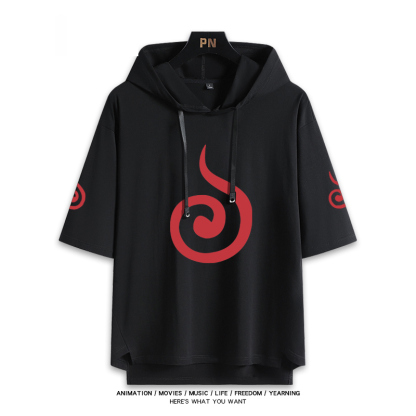 火影忍者 連帽短袖T恤