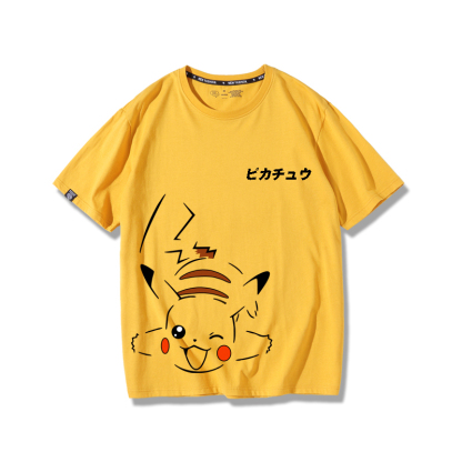 寶可夢 2024親子情侶男女同款 純棉T恤