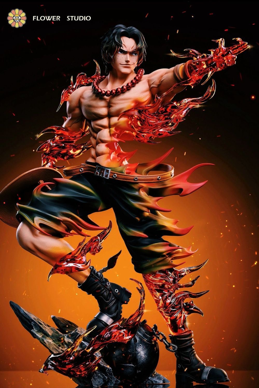 Flower FS工作室 海賊王 火焰 艾斯