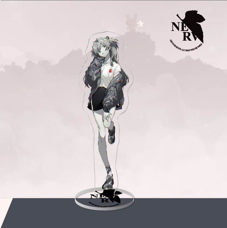 福音EVA綾波麗立牌動漫周邊亞克力鑰匙扣明日香真希波碇真嗣渚薰掛飾【單買三件起送】