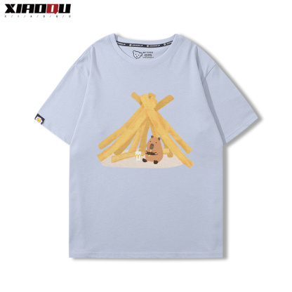 卡皮巴拉 2024親子情侶男女同款 純棉T恤